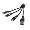 Cargador uno para tres multifunción adecuado para cabeza de carga de teléfono móvil Apple Android coche coche multi-cabezal tres en uno