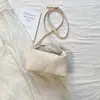 Bolsa de Hombro Cruzada Tejida de Bollo Nueva Tendencia 2026 Bolsa Almohada Versátil Simple para Mujer Bolso para Almuerzo