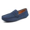 Mocasines Deslizables Populares para Hombre Transfronterizos, Zapatos Casuales de Cuero para Hombre, Zapatos Ligeros de Gamuza con Suela Suave para Conducir, Talla Grande 48
