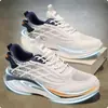 Zapatos de Hombre Flyknit 2026 Nuevos de Verano Malla Transpirable Casual Deportivos para Correr Amortiguación Aumento de Altura Blancos Zapatos de Abuelo