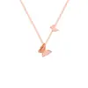 Collar de Acero de Titanio de Moda en Oro Real de 18 Quilates, Colgante Exquisito de Lujo Ligero de Nicho, Cadena Versátil de Alta Gama para Clavícula para Mujeres