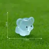 Novo produto transfronteiriço: adoráveis figuras de elefante que brilham no escuro, perfeitas para jardinagem, paisagismo, decorações DIY, enfeites para pendurar e displays de paisagens em miniatura