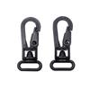 Gancho giratorio de nailon de plástico negro para accesorios de equipaje, multifuncional, tipo POM, de fábrica.