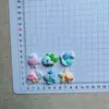 Nuevos Accesorios de Animales de Playa de Aguas Profundas de Resina para Manualidades DIY, Cadenas para Teléfono de Pegamento Cremoso, Llaveros y Charms para Zapatos Crocs