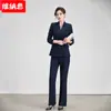 Traje de moda para mujer de doble botonadura 2026 otoño e invierno atuendo profesional manga larga OL elegante traje formal