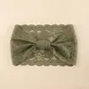 Diadema de Encaje Hueco Retro con Borde Elástico Ancho, Pañuelo de Cabeza de Cintura Moderno para Viajes de Primavera y Verano y Accesorios para el Cabello de Playa