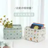 Venta directa de fábrica Cesta de almacenamiento de tela nórdica para el hogar, escritorio, cosméticos, caja de almacenamiento plegable, dropshipping