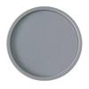 Posavasos redondo de silicona grueso de alta calidad de 10 cm de altura, borde elevado, antidesbordamiento, antideslizante, se puede apilar