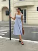 Vestido de Moda Transfronterizo 2026 para Mujer, Estilo Hot Girl, Espalda Descubierta, Cintura Alta, Estilo Casual de Playa de Verano, Vestido Corto Rayado Floral