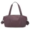 Bolsa Esportiva Versátil Leve para Yoga Fitness Bolsa de Viagem Simples de Grande Capacidade Bolsa Tote Transversal de Ombro Feminina