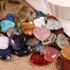 Fabricante Transfronteiriço Pedra Natural Pingente em Forma de Coração Quartzo Rosa Ágata Coração de Pêssego Colar Acessórios DIY Atacado Cristal Natural