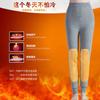 Pantalones Térmicos de Otoño e Invierno para Mujer, Rodilleras Forradas de Polar, Protección de Cintura, Leggings Engrosados, Pantalones de Algodón para Madres de Mediana Edad y Mayores, Pantalones de Otoño Elásticos de Cintura Alta