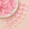 Pinza para el pelo de mariposa colorida rosa, pinza pequeña súper de hada, clip para el pelo, accesorios para el pelo de niños, tamaño pequeño, accesorios para el pelo