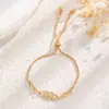 Estilo Ins Europeo y Americano Colgante de Mariposa Tridimensional Transfronterizo Pulsera de Diamantes Joyería Simple de Moda para Mujer
