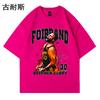 Estação independente atacado marca de moda casal rua hip hop solto manga curta t-shirt impresso transfronteiriço verão masculino nacional moda lazer