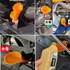 Embudo de combustible manos libres con boquilla alargada de plástico especial para aditivo de gasolina para combustible de motocicleta