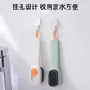 Cepillo para Zapatos con Líquido Añadido, Cepillo Multifuncional para Limpiar Zapatos, Cepillo de Lavandería Doméstico Tipo Prensa Dispensador de Líquido con Cerdas Suaves Que No Dañará los Zapatos