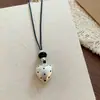 Filtro mujer coreana lunares corazón gota de agua collar largo accesorios estilo minimalista mujer cadena para la clavícula sensación de alta gama accesorio para el cuello mujer