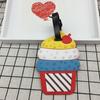 Etiqueta de Equipaje de Dibujos Animados de PVC de Goma Suave Nueva Helado Avión Tarjeta de Embarque Pastel Etiqueta de Equipaje Silicona Personalizada