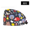 Gorro Quirúrgico con Logo Impreso Personalizado, Gorro de Enfermera, Gorro de Algodón a Prueba de Polvo de Amazon, Gorro Dental, Gorro Quirúrgico, Gorro Postparto