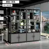 Estante de prateleiras divisórias, estante de livros, tela de ferro estilo industrial autoportante para sala de estar, armário de parede para escritório, decoração de sala de jantar, hall de entrada
