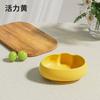 Tazón con Ventosa, Tazón para Bebé, Tazón y Cuchara con Ventosa de Silicona, Vajilla, Tazón de Entrenamiento para Comida Complementaria, Tazón de Comida Complementaria para Bebé, Silicona