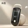 Novo curvador de cílios elétrico aquecido, ferramenta mágica para curvar cílios, modelagem duradoura em formato de girassol, mini curvador de cílios elétrico aquecido