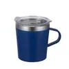 Taza Nueva de Acero Inoxidable 304 con Asa, Taza Mini Doble Pared para Coche, Taza de Café Portátil de Oficina para Negocios