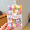 Gomas de Pelo Coloridas para Niñas, Bandas Elásticas con Hilo Que No Dañan el Cabello, Cuerdas Elásticas de Pulgar de Alta Elasticidad para Niñas, Accesorios para el Cabello al por Mayor