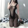 Medias Sexy Talla Grande, Entrepierna Abierta, No Necesidad de Quitar la Red, Tentación Apasionada, Coqueteo Caliente, Lencería Sexy para la Cama, Escala Grande
