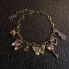 Pulsera de Violín con Mariposa Vintage