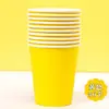 Taza de Papel de Color para Niños, Manualidades DIY, Jardín de Infancia, Área de Arte Hecho a Mano, Material de Arte Creativo, Taza Desechable