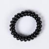 Anillo para el pelo de línea telefónica negra para mujer, alta elasticidad, sin deformación, decoración para el pelo de adulto, pulsera brillante de celebridad de Internet, cuerda para el pelo de tendón de goma pequeña