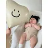 Diseño Transparente Bobo Blanco Globo Cien Días Luna Llena Doble Capa Familia Cien Días Niños Decorativo Pegar Escena de Bebé