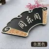 Placas de Porta para Quartos Privados Estilo Chinês para Pousadas, Hotéis e Restaurantes, Feitas de Madeira de Paulownia, Personalizáveis com Gravação de Logo, Arte em Madeira e Material de Madeira