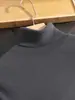 Suéter de cachemira para hombre con cuello alto, 100% cachemira pura, nuevo suéter base de punto pullover de manga larga para otoño e invierno