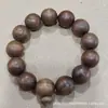 Pulseiras de Jacarandá Preto para Homens e Mulheres, Contas de Madeira para Oração Budista, Pulseiras de Contas Giratórias para Casais, Pulseiras com Anel Giratório de Sândalo, Joias