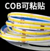 Tira de LED COB Barra de Luz LED Bajo Voltaje Inteligente de Tres Colores Cambiantes Luz Lineal Atenuación Continua Empotrada 24V Tira de Luz Flexible