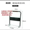 Carro plataforma asa extragruesa tipo universal tubo de acero carro de mano varilla de tracción plegable accesorios de carrito pequeño piezas sueltas asa