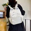 Mochila de Gato de Dibujos Animados Linda Japonesa Modelo 2026 Bolsa Escolar para Estudiantes Gran Capacidad Diaria Casual Mochila para Clase para Mujeres