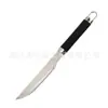 Tenedor para Barbacoa, Espátula, Pinza, Cepillo Limpiador, Brochetas, Brochetas para Maíz, Bolsa de Tela Oxford, Herramientas para Asar con Mango Ovalado de Acero Inoxidable 410 en Stock