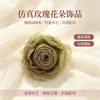 Flor de Rosa Artificial de Tela Estilo Coreano Adornos Flores de Rosa DIY Accesorios para Ropa Cabello Bolsas