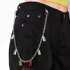 Joyería Transfronteriza Europea y Americana Estilo Ins Dulce Femenino Elegante Colgante Acrílico Cadena para la Cintura Tendencia de Moda para Mujer Cadena para Pantalones