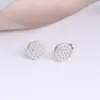 Amazon jóias lote misto de alta qualidade AAA embutido zircão europeu e americano brincos de ouro rosa flor brincos quentes