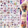 Pegatinas de Tatuaje de Chica Cazadora de Demonios K-Pop Transfronterizas Dibujos Animados Nuevo Estilo Pegatinas de Tatuaje para Niños Pegatinas de Tatuaje de Transferencia de Agua en Stock
