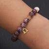 Pulsera Transfronteriza Europea y Americana de Ocho Planetas y Doce Signos del Zodiaco Colgante de Acero Inoxidable Piedra Natural Pulsera de Cuentas Hecha a Mano para Pareja para Mujeres