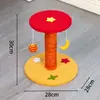 Lindo Marco de Escalada Todo en Uno Pequeño para Gatos, Poste de Sisal para Gatitos, Suministros para Gatos, Rascador para Gatos, Juguetes Divertidos para Gatos