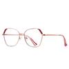 Gafas Metálicas Antiazules 3080 Gafas Abiertas para Mujer Gafas Planas Adorno de Tirachinas Montura de Gafas Estilo Brasileño de Comercio Exterior