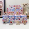 Gatinho Glaceado Linguagem Tudo Palavras Doces Caixa Surpresa Gato Transparente Partículas Fofas Estatuetas Enfeites de Mesa Menina Fofa Caixa Surpresa