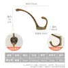 Novo Gancho de Parede para Casacos em Latão Estilo Chinês com Furo, Gancho para Chapéus para Roupas, Banheiro, Cozinha, Dourado de Alto Padrão, Novo Modelo de Parede